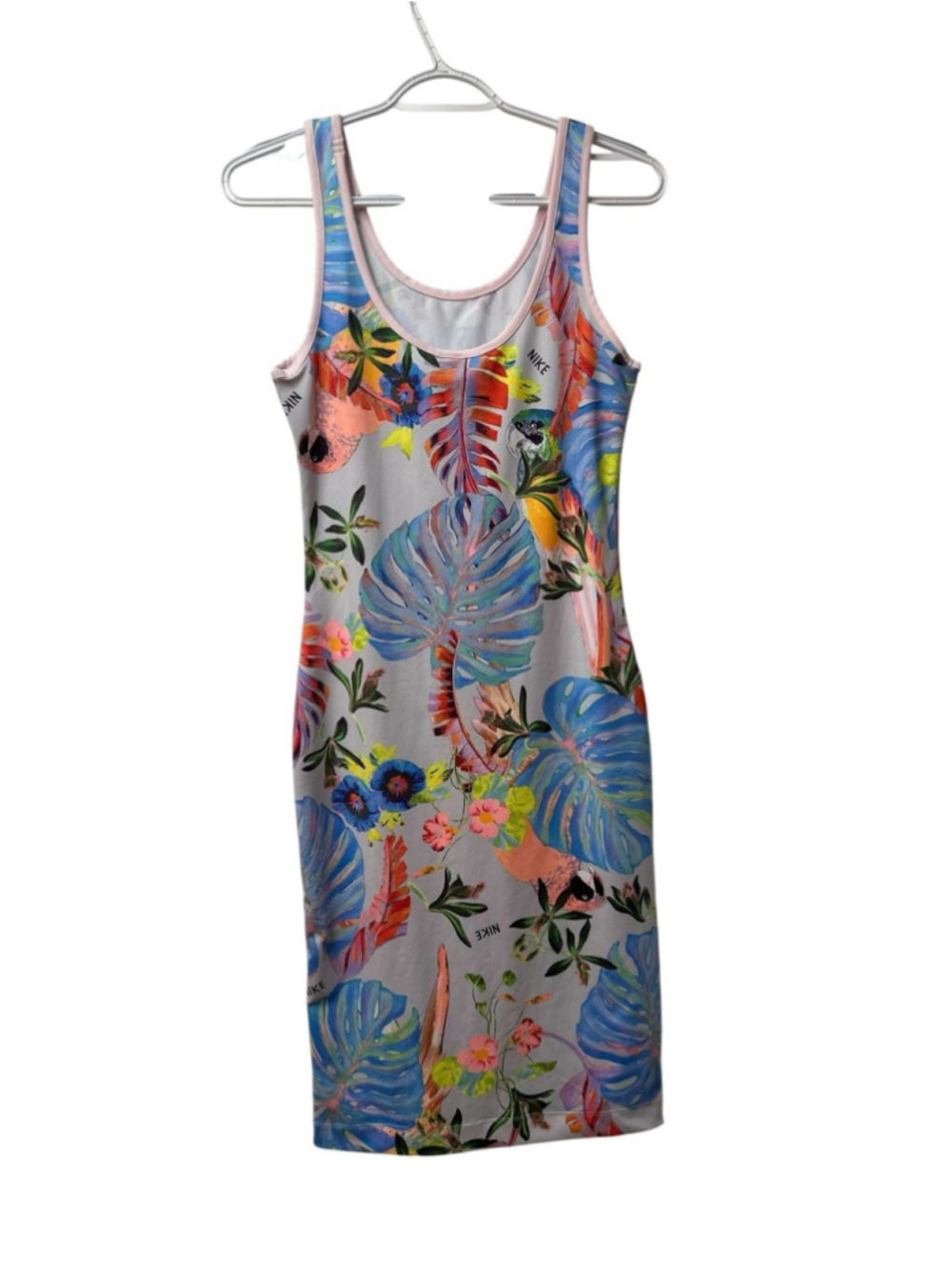 NIKE Tropical Outdoor Activewear Tank Dress Womens Small Golf, Walking, Fishing - Picture 5 of 17